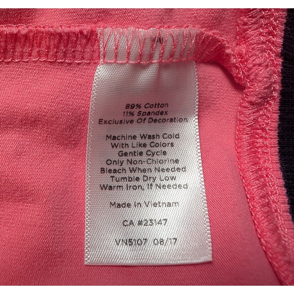 T By Talbots Size M Everyday Jacket Pink Pockets Stretch Full Zip Activewear - Picture 8 of 9